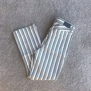 Urban Outfitters BDG Striped Crop Flare Denim